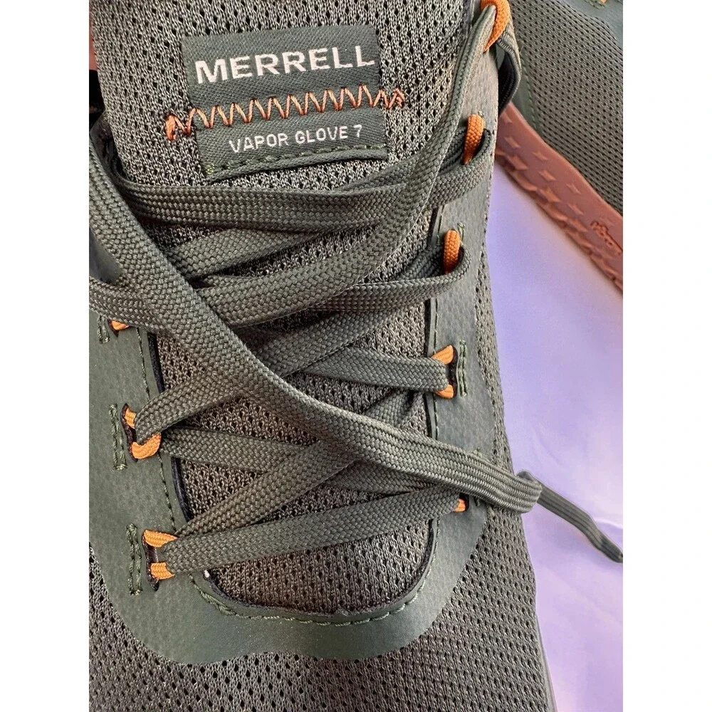 Merrell Vapor Glove 7 Mens Minimalist Barefoot Running Shoes Arbor sz 14 M Walk